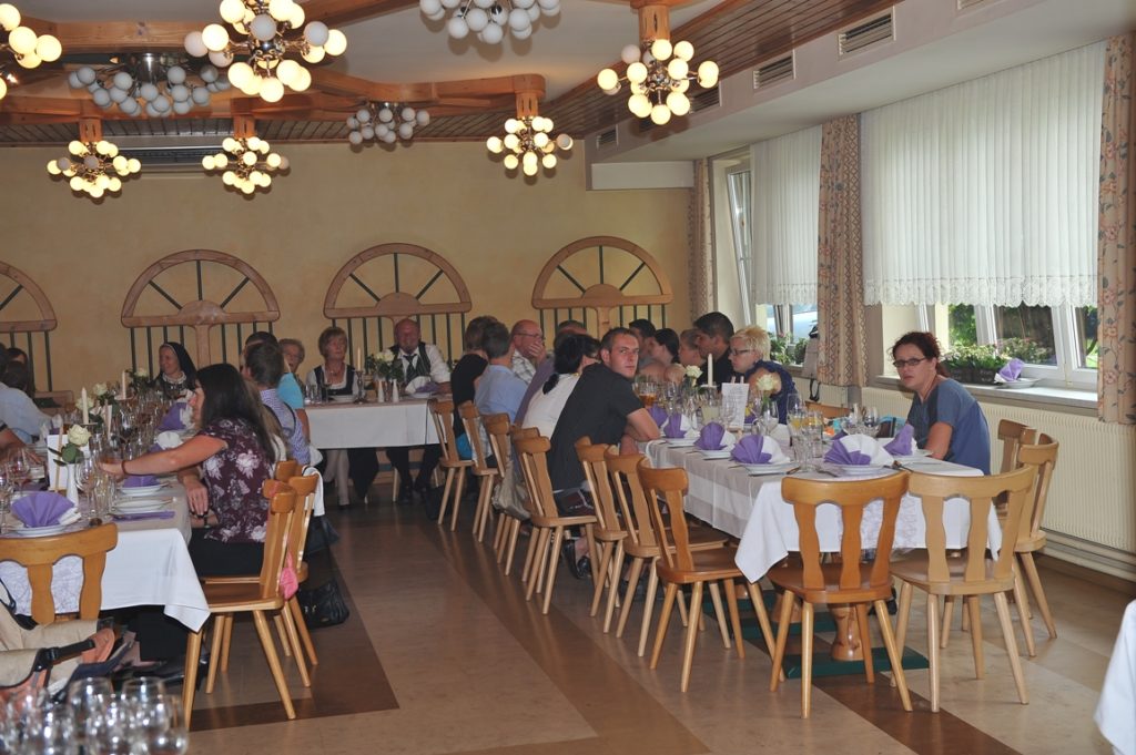 Fest- und Hochzeitssaal im Gasthof Schneider