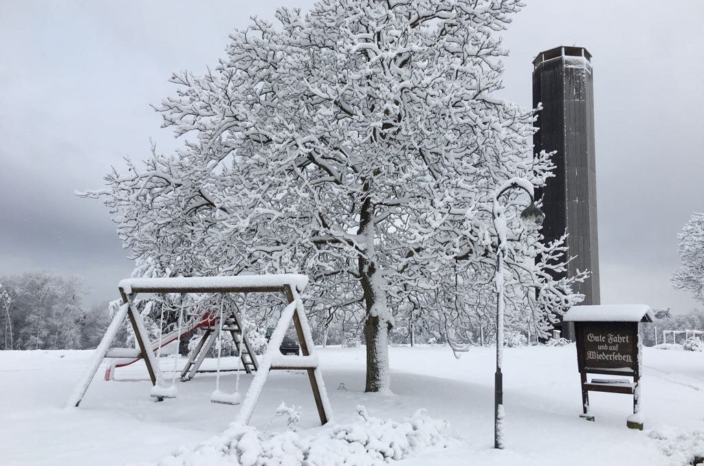 Winter in der Backhendlstation in Auffen