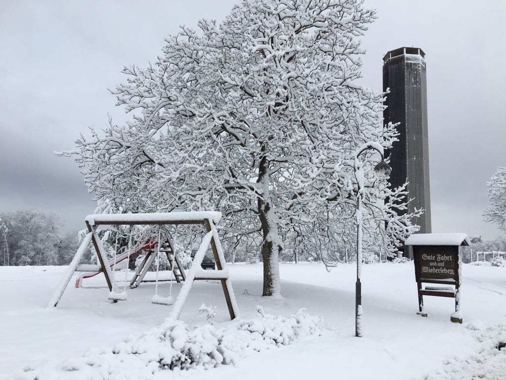 Winter in der Backhendlstation in Auffen